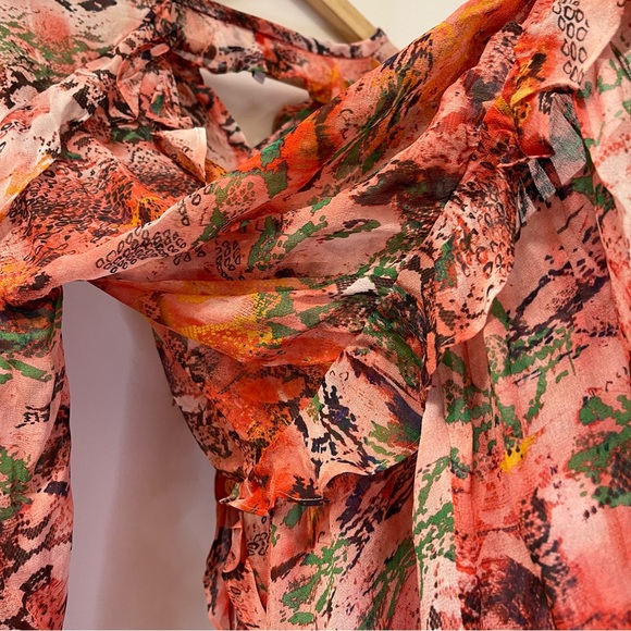 IRO RUFFLED OPEN BACK TOP - Picture 7 of 11